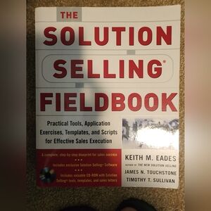 New Hardcover Solution Selling Fieldbook